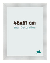 Photo Frame 46x61cm Aluminum Brushed MDF Pisa Front Size | Yourdecoration.co.uk