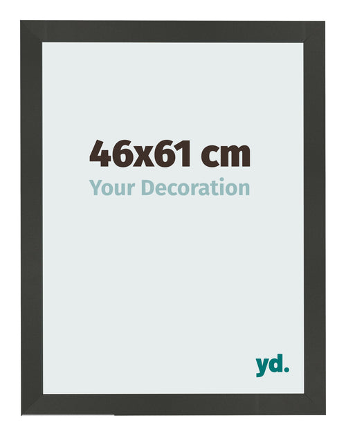 Photo Frame 46x61cm Anthracite MDF Bologna Front Size | Yourdecoration.co.uk