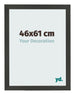 Photo Frame 46x61cm Anthracite MDF Bologna Front Size | Yourdecoration.co.uk