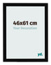 Photo Frame 46x61cm Black High Gloss MDF Bologna Front Size | Yourdecoration.co.uk