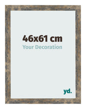 Photo Frame 46x61cm Blue Gold Melange MDF Bologna Front Size | Yourdecoration.co.uk