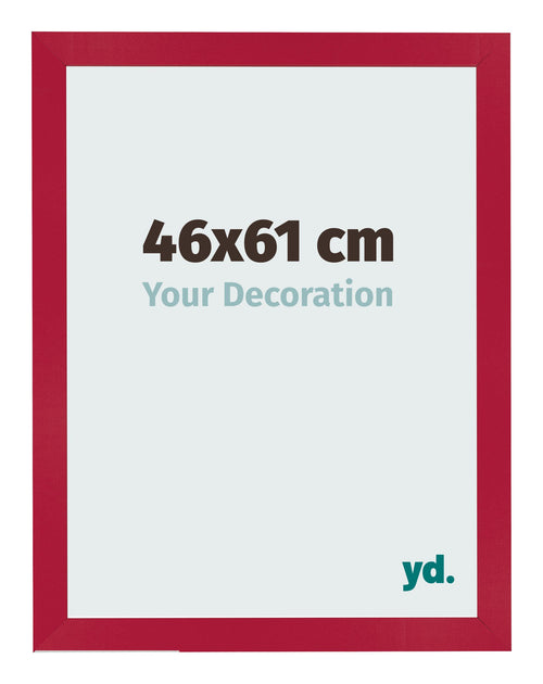 Photo Frame 46x61cm Red MDF Bologna Front Size | Yourdecoration.co.uk