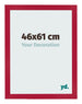 Photo Frame 46x61cm Red MDF Bologna Front Size | Yourdecoration.co.uk