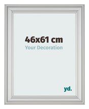 Photo Frame 46x61cm Silver Matte MDF Lazio Front Size | Yourdecoration.co.uk