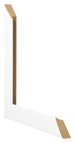 Photo Frame 46x61cm White Vintage MDF Pisa Detail Intersection | Yourdecoration.co.uk