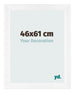 Photo Frame 46x61cm White Vintage MDF Pisa Front Size | Yourdecoration.co.uk