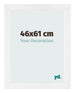 Photo Frame 46x61cm White Vintage MDF Pisa Front Size | Yourdecoration.co.uk