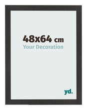 Photo Frame 48x64 cm Black Matte MDF Bologna Front Size | Yourdecoration.co.uk