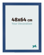 Photo Frame 48x64 cm Dark Blue MDF Bologna Front Size | Yourdecoration.co.uk