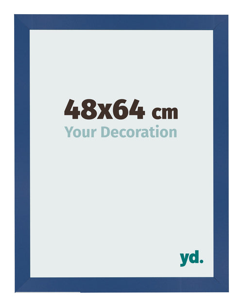 Photo Frame 48x64 cm Dark Blue MDF Bologna Front Size | Yourdecoration.co.uk
