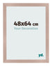 Photo Frame 48x64 cm Dusty Pink MDF Bologna Front Size | Yourdecoration.co.uk