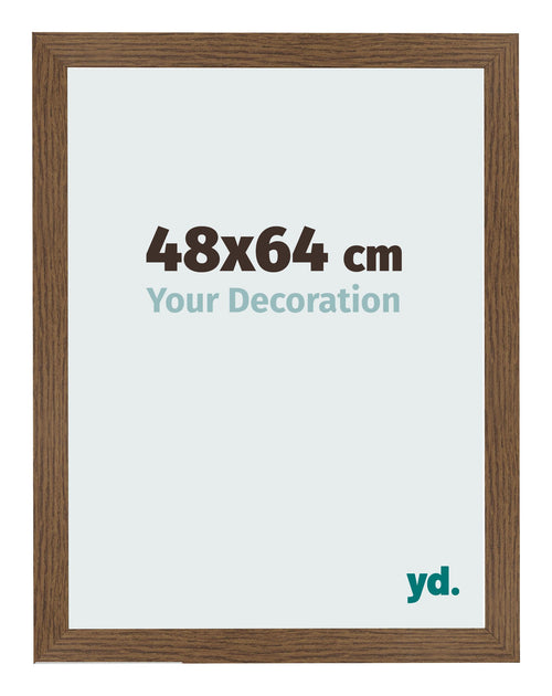 Photo Frame 48x64 cm Oak Rustic MDF Bologna Front Size | Yourdecoration.co.uk