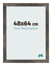 Photo Frame 48x64 cm Oxidized Metal MDF Bologna Front Size | Yourdecoration.co.uk