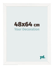 Photo Frame 48x64 cm White High Gloss MDF Bologna Front Size | Yourdecoration.co.uk