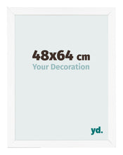 Photo Frame 48x64 cm White Matte MDF Bologna Front Size | Yourdecoration.co.uk