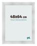 Photo Frame 48x64cm Aluminum Brushed MDF Pisa Front Size | Yourdecoration.co.uk