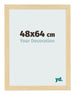 Photo Frame 48x64cm Beech Design MDF Bologna Front Size | Yourdecoration.co.uk