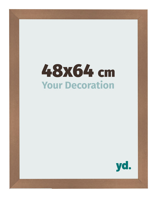 Photo Frame 48x64cm Copper Design MDF Bologna Front Size | Yourdecoration.co.uk
