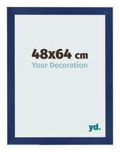 Photo Frame 48x64cm Dark Blue Swept MDF Bologna Front Size | Yourdecoration.co.uk