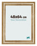 Photo Frame 48x64cm Gold Antique MDF Lazio Front Size | Yourdecoration.co.uk
