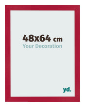 Photo Frame 48x64cm Red MDF Bologna Front Size | Yourdecoration.co.uk