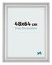 Photo Frame 48x64cm Silver Matte MDF Lazio Front Size | Yourdecoration.co.uk