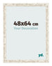 Photo Frame 48x64cm White Vintage MDF Bologna Front Size | Yourdecoration.co.uk