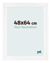 Photo Frame 48x64cm White Vintage MDF Pisa Front Size | Yourdecoration.co.uk