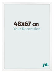 Photo Frame 48x67 cm Black Matte MDF Bologna Front Size | Yourdecoration.co.uk