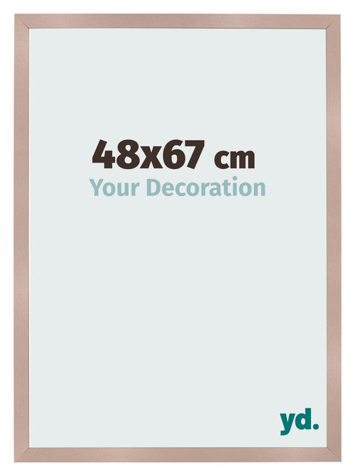 Photo Frame 48x67 cm Dusty Pink MDF Bologna Front Size | Yourdecoration.co.uk