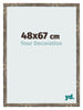 Photo Frame 48x67cm Blue Gold Melange MDF Bologna Front Size | Yourdecoration.co.uk