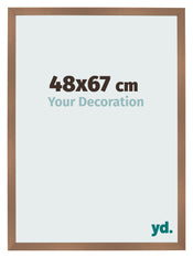 Photo Frame 48x67cm Copper Design MDF Bologna Front Size | Yourdecoration.co.uk