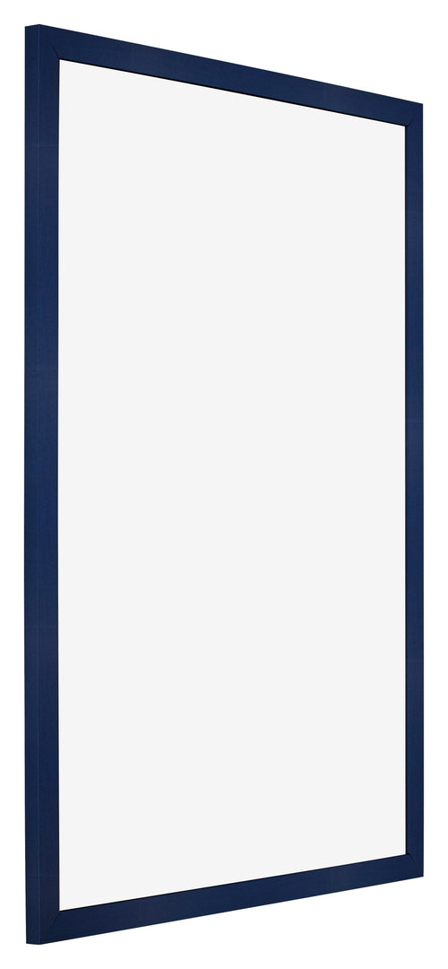Photo Frame 48x67cm Dark Blue Swept MDF Bologna Front Oblique | Yourdecoration.co.uk