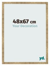 Photo Frame 48x67cm Gold Antique MDF Bologna Front Size | Yourdecoration.co.uk