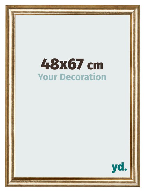 Photo Frame 48x67cm Gold Antique MDF Lazio Front Size | Yourdecoration.co.uk