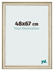 Photo Frame 48x67cm Metallic Gloss MDF Lazio Front Size | Yourdecoration.co.uk