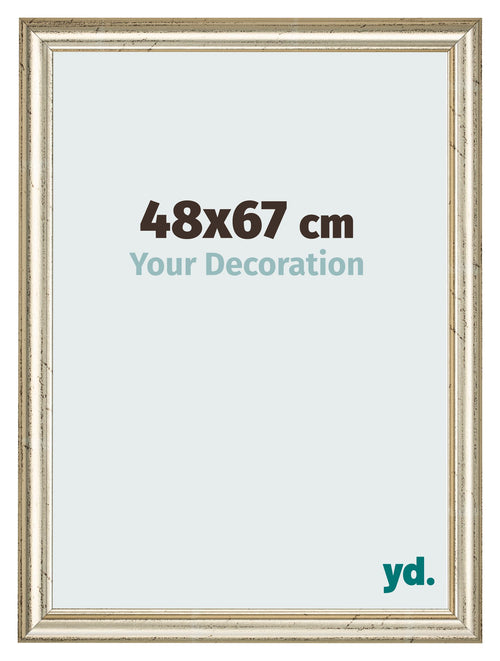 Photo Frame 48x67cm Metallic Gloss MDF Lazio Front Size | Yourdecoration.co.uk