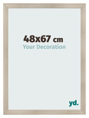 Photo Frame 48x67cm Oak Rustic MDF Pisa Front Size | Yourdecoration.co.uk