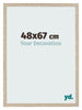 Photo Frame 48x67cm Sonoma Oak MDF Bologna Front Size | Yourdecoration.co.uk