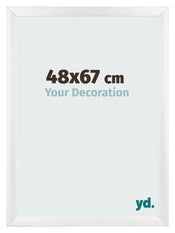 Photo Frame 48x67cm White Vintage MDF Pisa Front Size | Yourdecoration.co.uk