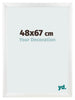 Photo Frame 48x67cm White Vintage MDF Pisa Front Size | Yourdecoration.co.uk