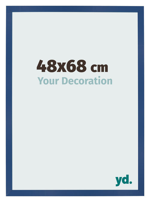 Photo Frame 48x68 cm Dark Blue MDF Bologna Front Size | Yourdecoration.co.uk
