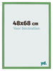 Photo Frame 48x68 cm Green MDF Bologna Front Size | Yourdecoration.co.uk