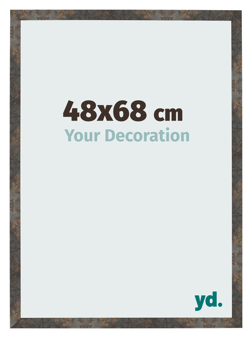 Photo Frame 48x68 cm Oxidized Metal MDF Bologna Front Size | Yourdecoration.co.uk