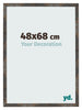 Photo Frame 48x68 cm Oxidized Metal MDF Bologna Front Size | Yourdecoration.co.uk