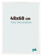 Photo Frame 48x68 cm White High Gloss MDF Bologna Front Size | Yourdecoration.co.uk