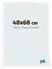 Photo Frame 48x68 cm White High Gloss MDF Bologna Front Size | Yourdecoration.co.uk
