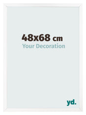 Photo Frame 48x68 cm White Matte MDF Bologna Front Size | Yourdecoration.co.uk