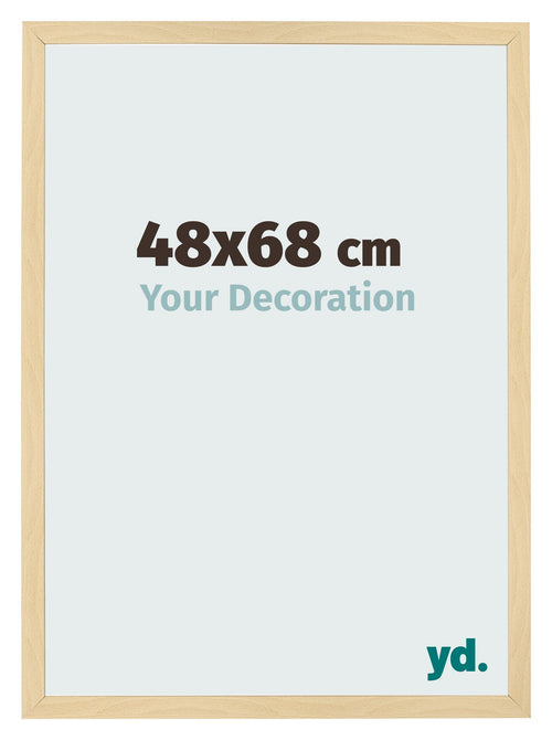 Photo Frame 48x68cm Beech Design MDF Bologna Front Size | Yourdecoration.co.uk