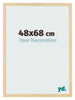 Photo Frame 48x68cm Beech Design MDF Bologna Front Size | Yourdecoration.co.uk